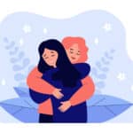 pareja lgbt abrazándose concepto inseminación casera