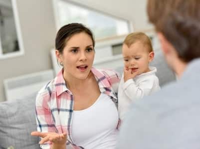5 cosas por las cuales los futuros padres pueden discutir cuando hay hijos
